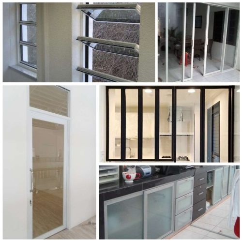 Jual Aluminium Kaca Sayung