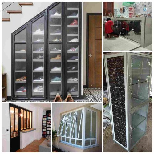 Jual Aluminium Kaca Kunduran