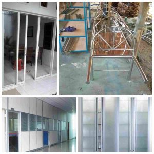 Aluminium Kaca Murah Dempet