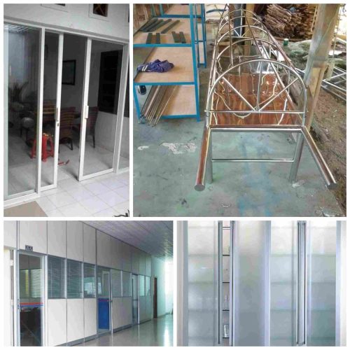 Aluminium Kaca Murah Dempet