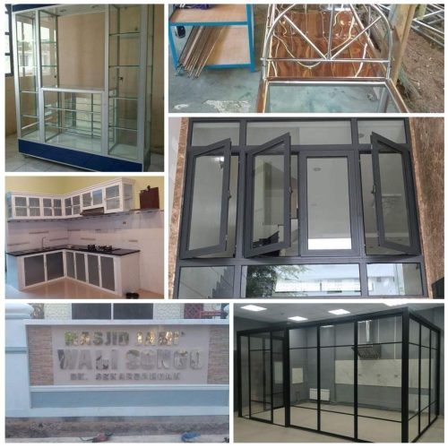 Aluminium Custom Pintu Sluke