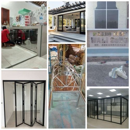 Aluminium Kaca Custom Dawe