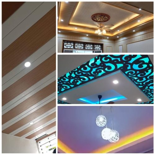 Plafon PVC Gypsum Bulu