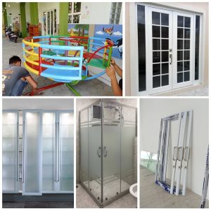 Aluminium Kaca Custom Tanon