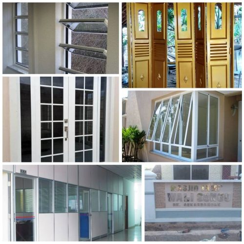 Aluminium Kaca Custom Tugu