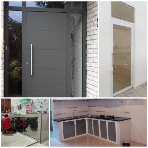 Aluminium Kaca Murah Ngrampal