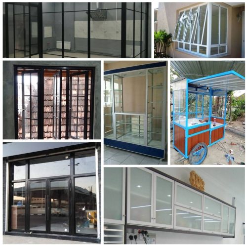Aluminium Kaca Murah Susukan