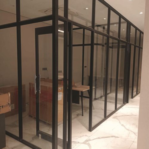 Partisi Aluminium Kaca Partisi Aluminium Kaca