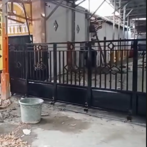 Pemasangan Pagar Sliding Jepara