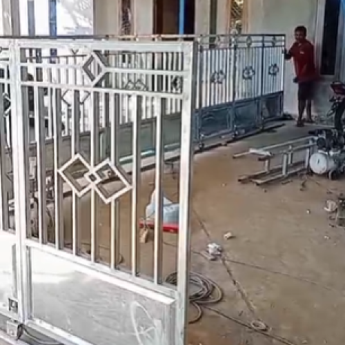 Pemasangan Pagar Sliding Jepara