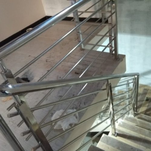 Jasa Railing Tangga Stainless Pati